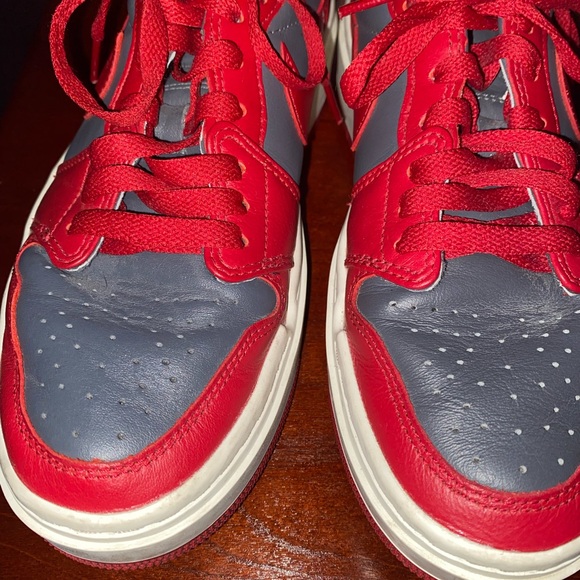 Nike Air Jordan 1 Elevate Low Dark Grey/Varsity Red UNLV Theme Sneakers Size 7 - Picture 9 of 13